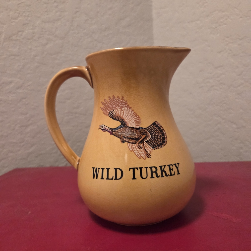 Tan Ceramic Pitcher